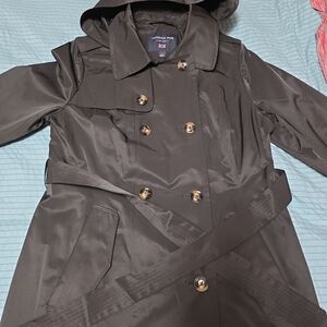 NWOT London Fog Women's Black Trench Coat